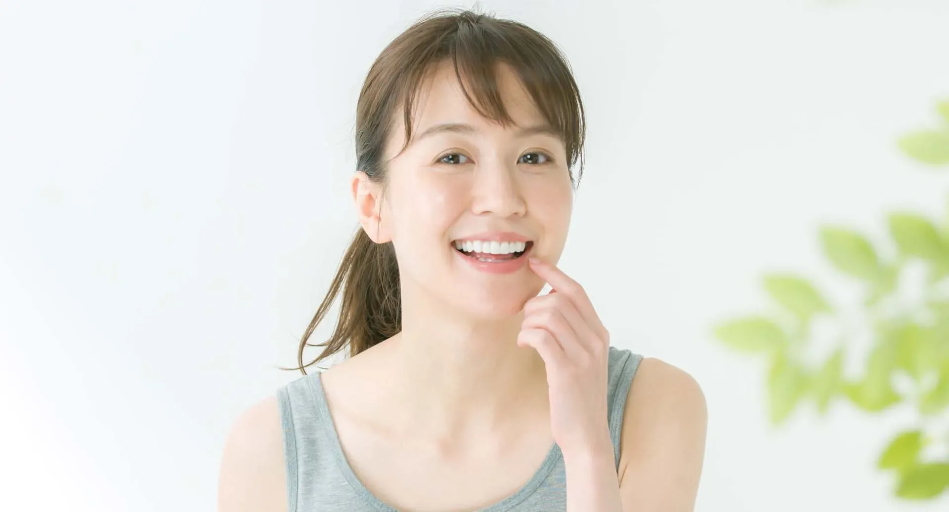 A smiling dental patient