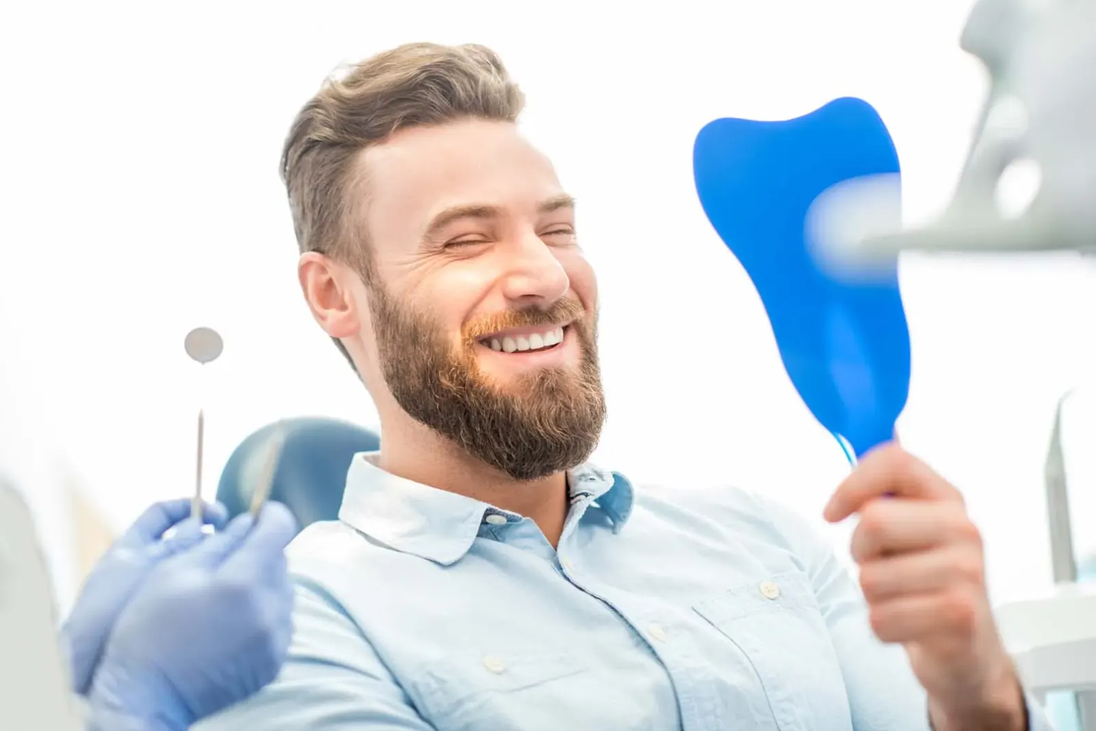 Beautiful, confident patient smile