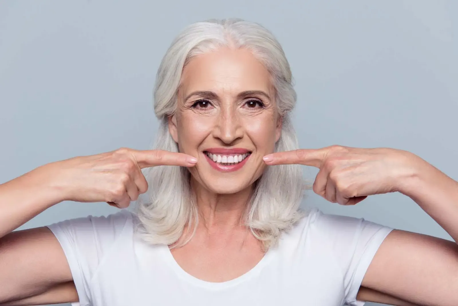 Professional teeth whitening result